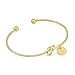 Produktbild QWERST Bracelet Im Europäischen Stil Ohrhänger Herzform Metall Einfach Geknotet Armband Buchstaben Armband E
