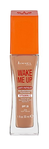 Rimmel London Wake Me Up Foundation, Soft Beige, 30 ml