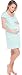 Italian Fashion IF Women's Nursing Nightdress Cindi Mama 0114 (Mint, XL)