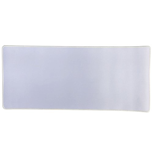 Alfombrilla de rat  n extragrande para gaming de Cmhoo  color 90x40 White
