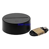 3. Eingangsspannung: DC5V; Lichtquelle: LED; Lichtfarbe: Änderung mit 7 Farben Lichtmodus: perspektivisches Bild 3D (wie im Bild gezeigt)