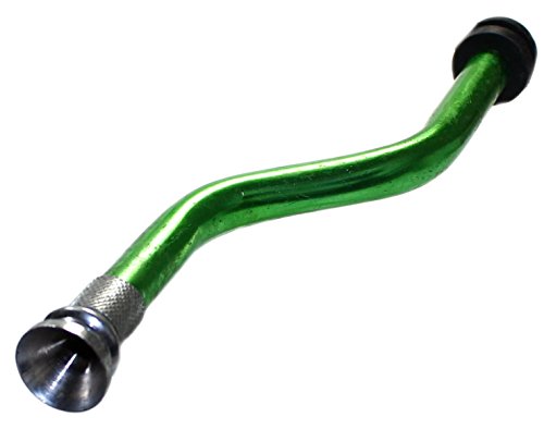 budawi® – Aluminium Chillum kompl. gebogen 16cm, 3 Farben Acryl-ersatz Chillum, Zylinder-Chillum - 4