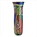 Produktbild Gifts & Decor Peacock Tail Motif Decorative Fantasy Art Glass Vase by Gifts & Decor