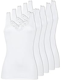 Naturana Pack de 5 Camisetas de Tirantes Mujer 2501
