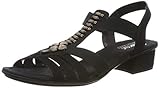  Rieker Damen V6206-00 Geschlossene Sandalen, Schwarz (Schwarz 00), 38 EU