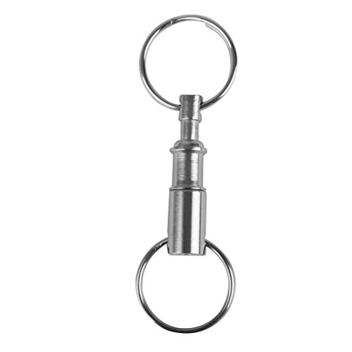 Pixnor Abnehmbare Pull auseinander Schlüsselanhänger Schlüsselanhänger (10 Pack) - 5
