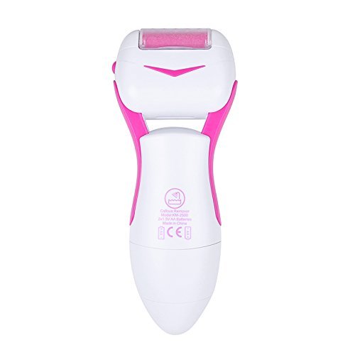 TOP Elektrisch Hornhautentferner Fußpflege Pediküre Set Foot Spa Smoother Rosa - 2