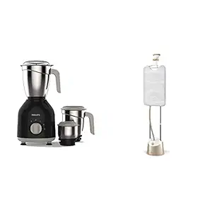 PHILIPS HL7756/00, GC523/60 750W Mixer Grinder With Jars And Garment Steamer