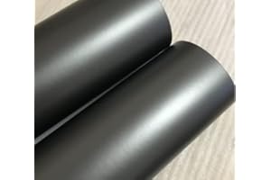 BKSTUFF BkWrapping Pellicola Adesiva per Auto Grigio Canna di fucile Cromato opaco, Pellicola Rivestimento Protezione Adesiva, Car Sticker Wrapping (30cm x 150cm)