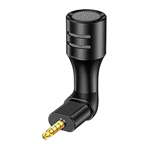 Smar Hone Video crophone Cardioid Condenser c 3.5mm TRRS Plug CVC Active Noise Reduction Plug and Play with Foam Windshield for Android Phone Video Vlogging Interview Singing -MAYIS