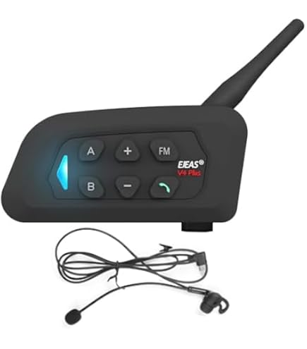 XiNOWy V4C Referee Headset Bluetooth Intercom Full Duplex 1200M Football Soccer Earhook Earphone BT Interphone With FM Radio - 201355758 - View #7