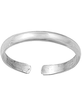 Sterlingsilber Zehenring - 2 mm