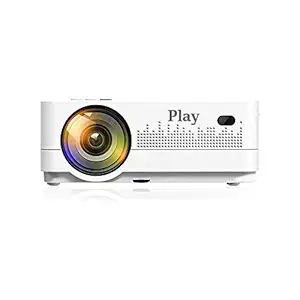 PLAY MP-1 Smart WIFI 3D 4k Full HD LED Recently Launched Android 8.0 Play Projector | Genuine Multifunction| for Home Office & Entertainment | Bluetooth 4D keystone | 300-inch Display |1920x1080P Portable Mini Digital Projector | VGA, USB, HDMI | Linux Based Portable Projector LCD Panel Home Theater with Remote Control
