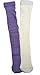2 Pairs of Purple & Cream Cable Baby TIGHTS 12-18 months