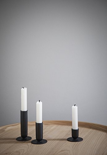 Menu 4800539 Kerzenständer, Metall, schwarz, 5 x 5 x 12 cm - 3