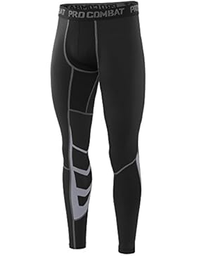 AMZSPORT Herren Fitness Hose Pro Cool Compression Tights Funktionswäsche Pants