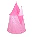 Vinsani Childrens Girls Princess Pink Castle Pop-up Indoor Outdoor Play Tent Fun Playhouse