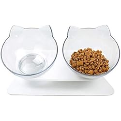 Beito - Gamelle pour chat avec support surélevé, pour chats et chiens de petite taille