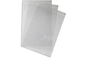 SOHO PAPER PRODUCTS Cello Bags A3-310 x 435mm + 30mm Lip Self Seal Packed in 100's