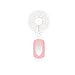 Produktbild Vnlig Kleiner Fan Handheld Electric USB Kreative Mini Lade Kleiner Fan Tragbare Cartoon Home Office Reise (Farbe : Pink)