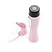 Mini Lady Wet and Dry Shaver - KingOfHearts™ Pocket Size Hair Removal Tool for Bikini Trimming, Leg and Arm Hair Shaving, Waterproof Design with Battery Operated , Come with a Cleaning Brush - Pink