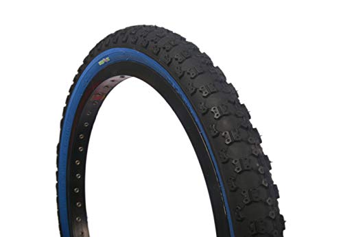 LUCKY STONE Curio UK - Neumático BMX (20 x 2,125, SA101, Rosca de Corriente), Color Negro