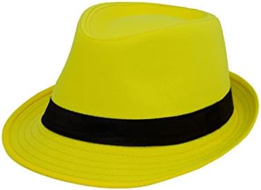Unisex Stylish Neon Trilby Hats