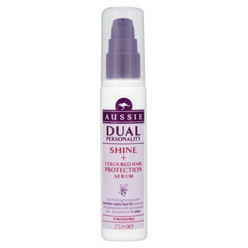 Aussie Dual Personality Shine & Coloured Hair Protection Serum 75 ml (Pack of 3)