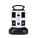 Price comparison product image Extension Lead,6 Way Outlet & 4 USB Ports Switched Multi Plug Extension Lead Tower Surge Protector USB Charger Power Electric Sockets With Retractable 3m/9.84ft Power Cable