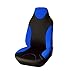 Price comparison product image MAXTUF Car Seat Cover, 1PCS Universal Front Seat Protector with 3mm Breathable Sponge Inside and Compatible Airbag for Most High-back Seats Vehicle Truck SUVs Sedans Vans blue