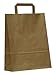 Produktbild Flache Klebeband Griff Tüten, 26 cm breit braun Kraftpapier Tragetaschen, internal Tape Griff, 250 Blatt