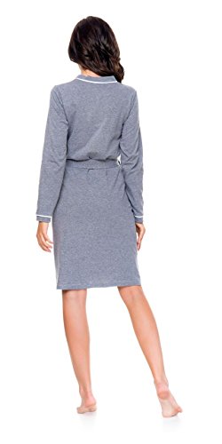 dn nightwear Damen Bademantel / Morgenmantel SWB.9105 - 2
