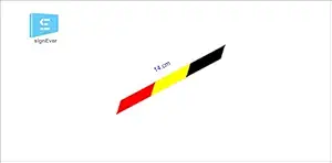 signEver Stickers for Bike Germany Flag L x H (14 x 3) Cms Pack of 2