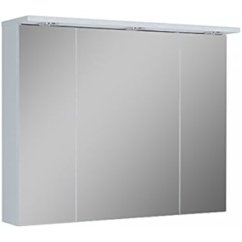 Quentis Spiegelschrank Breite 90 cm, Lichtleiste mit 3-fach LED