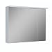 Produktbild Quentis Spiegelschrank Breite 90 cm, Lichtleiste mit 3-fach LED-Beleuchtung, Unterbodenbeleuchtung, 3 Türen, beidseitig verspiegelt, Schalter-/Steckdosenkombination