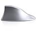 Produktbild Auto Mit Leeren Radio Shark Fin Antennensignal Haifischflosse| silber