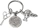 Produktbild Friseur, Friseur Schlüsselanhänger Key Ring, Haarstylisten Schlüsselanhänger, Schlüsselanhänger, Haartrockner, Scheren Schlüsselanhänger