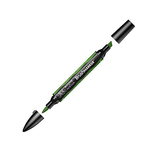 Winsor & Newton Rotulador BrushMarker, Forest Green (G356), Verde