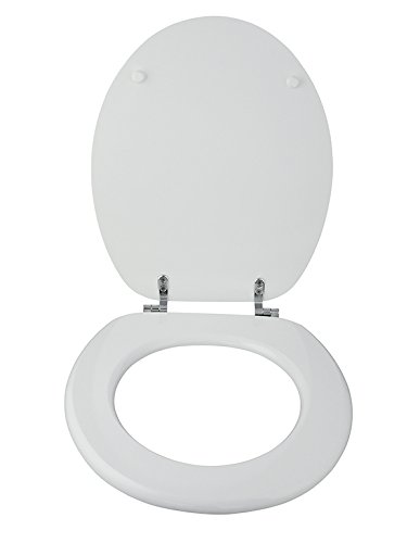 Eisl ED09010 MDF Holzkern WC Sitz, weiß - 2