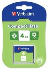 Verbatim Carte m&eacute;moire Compact Flash 4 Go