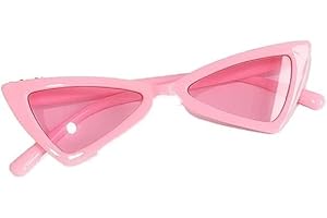 OPEMG Pink Cool Pet Decorations Cat Eye Shape Photos Props Pet Glasses Eye-wear Pet Products Dog Sunglasses