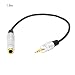 Produktbild Gracorgzjs AUX-Kabel für Stereo-Kopfhörer, 0,3/1,8 m, 6,5 mm weiblich auf 3,5 mm männlich, 1,8 m