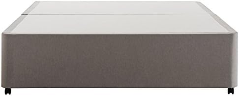 Smartslumber Chenille Divan Bed Base With Cubed Headboard - (6ft Super King, Cream) - 4 Drawers –SS2323