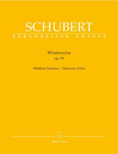 Winterreise Op.89 D 911 (Medium Voice & Piano)