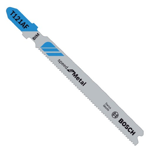BOSCH Stichsägeblatt T 121 AF Speed für Metal, 5-er Pack, Bleche, 2608636699 - 3