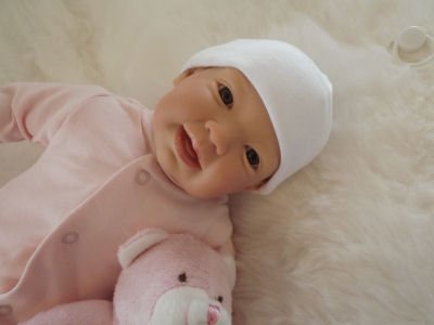 J. FREE TEDDY GIRL GZRS Childs 1st Reborn Newborn Weighted Doll Fake Toy Baby Girls Childs Birthday Christmas Gift UK Seller made by Saxon Reborns