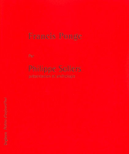 Download Francis Ponge