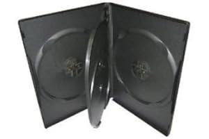 Vision Media Lot de 5 étuis 4 positions pour DVD/CD/BLU Ray