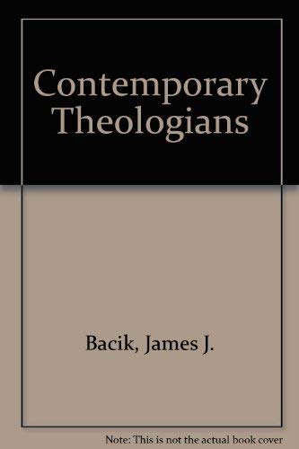 Contemporary Theologians livre