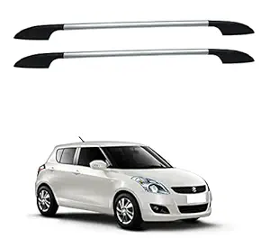SHOPONE CAR ROOF Rail Silver for Maruti Suzuki Swift
